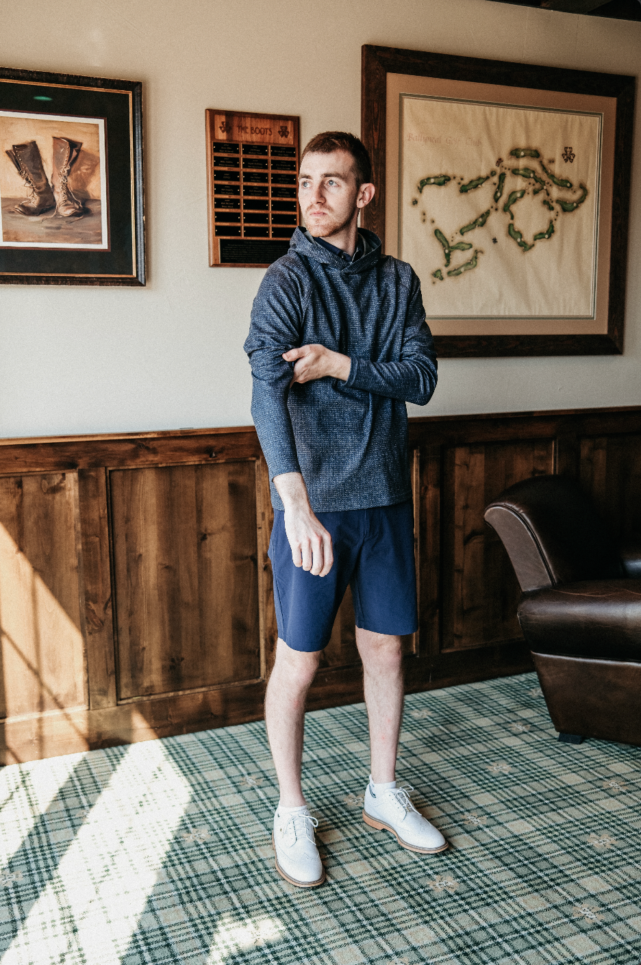 The Dunbar Hoodie - Shedd Hatch Check