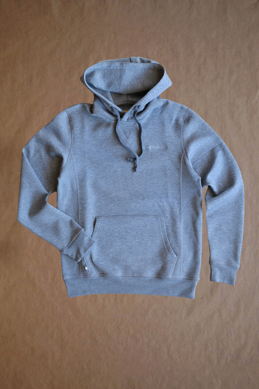 Script Hynds Hoodie - Light Grey Heather