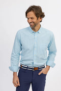 Raleigh Oxford Sport Shirt - Ciel