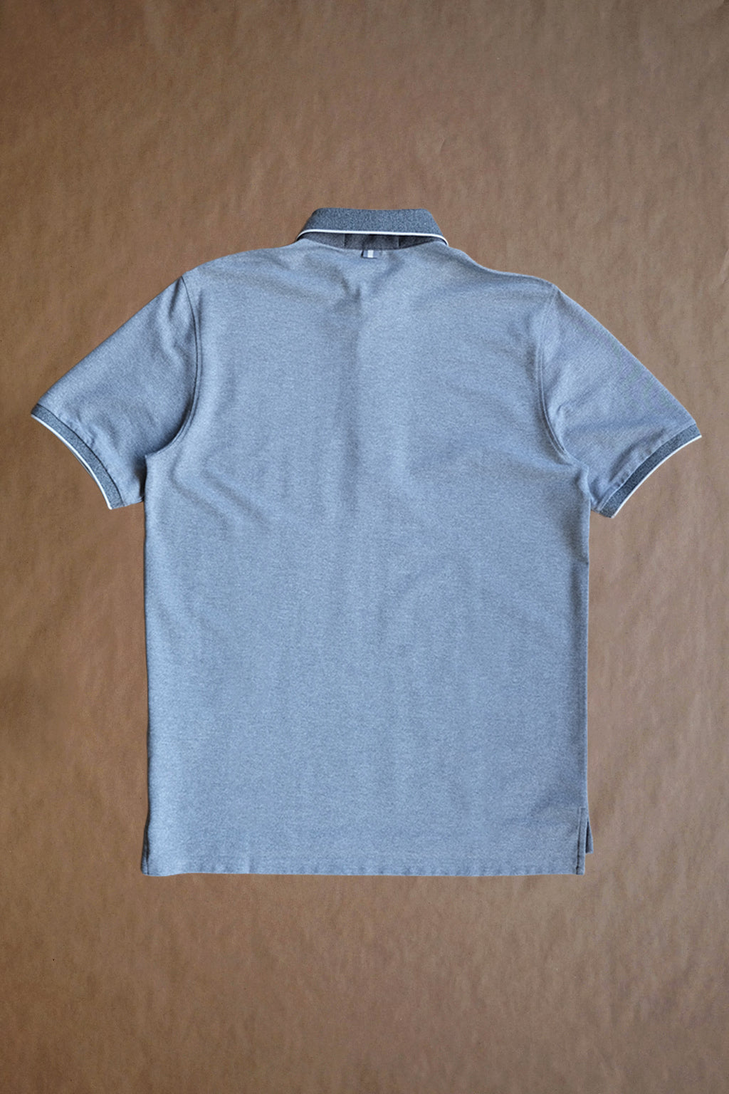 Varner Performance Pique Polo - Lt. Grey/Charcoal Heather