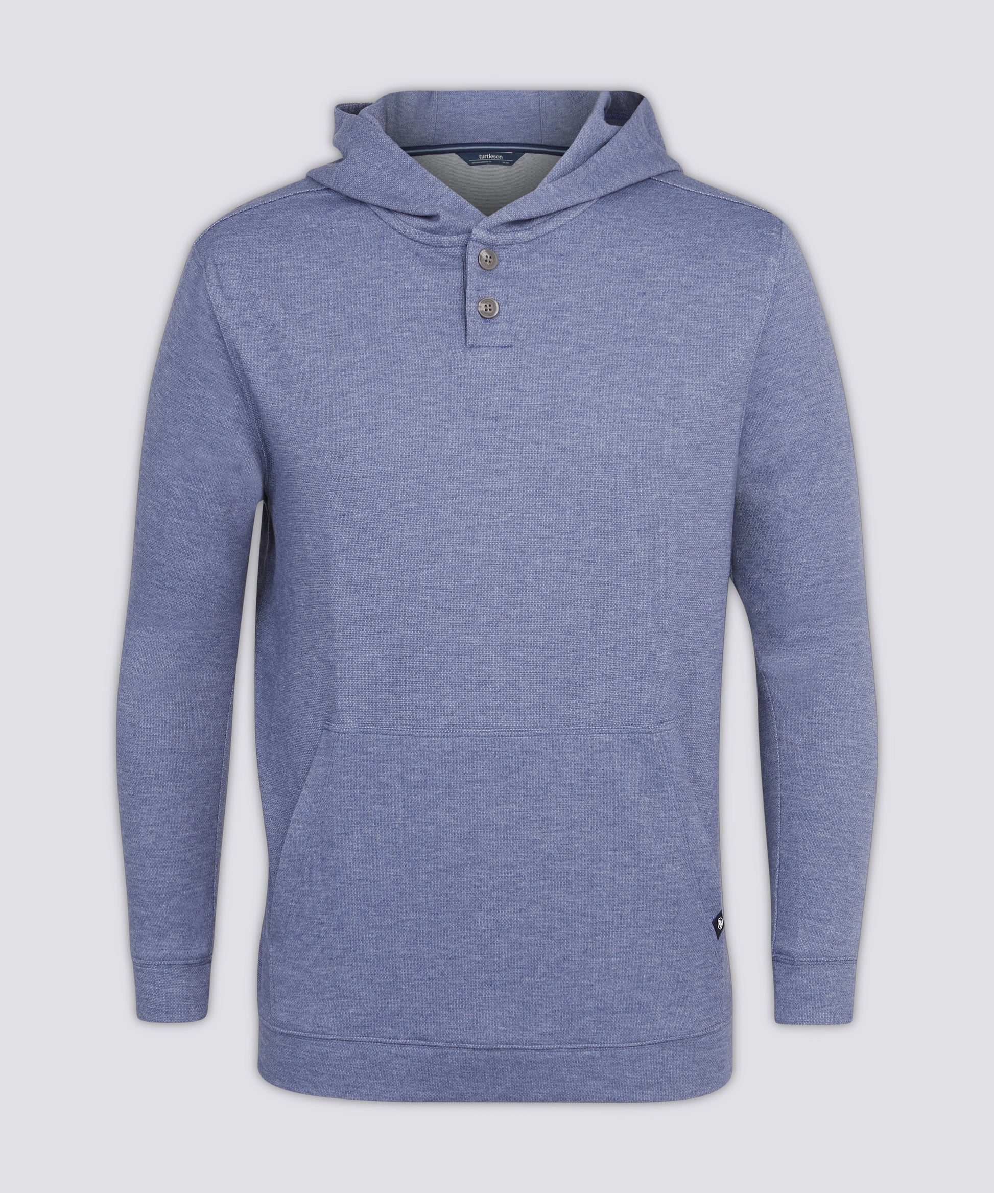 Wally 2 Button Hoody - Anchor