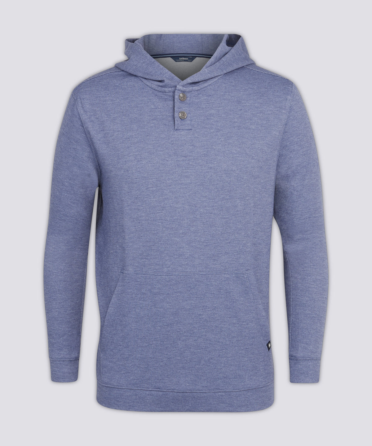 Wally 2 Button Hoody - Anchor