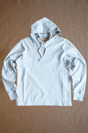 Wray Hoodie - Dove Heather Herringbone