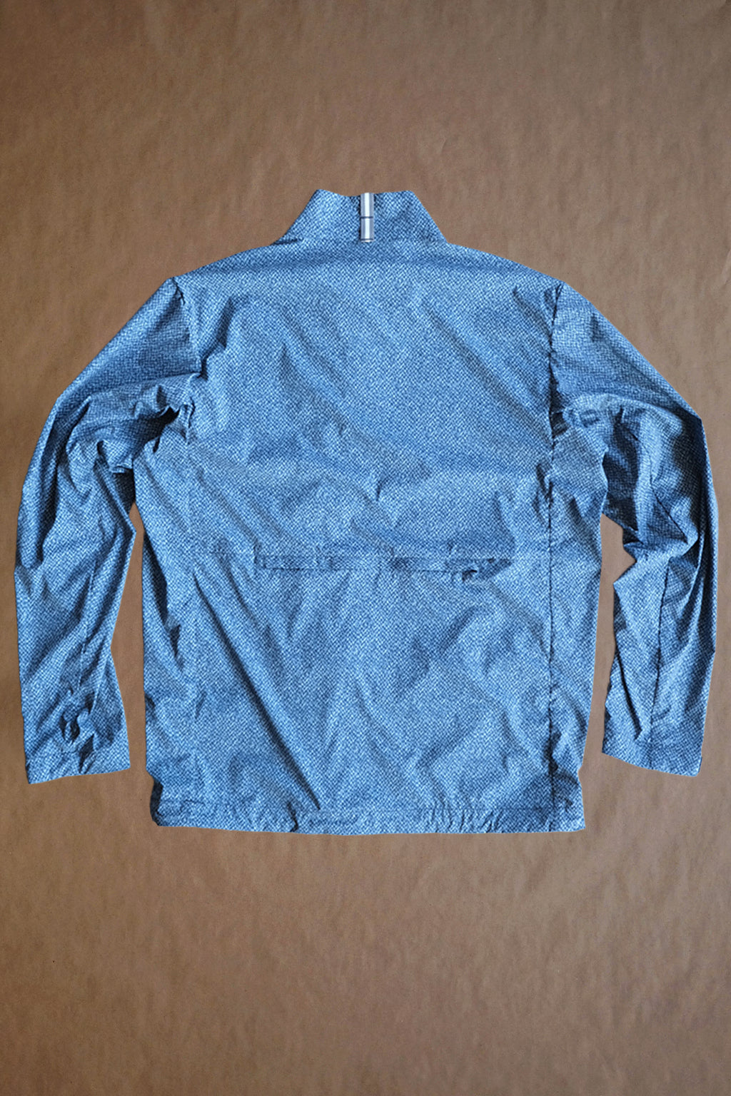 The Wyatt Windstop Packable Jacket - Navy Donegal