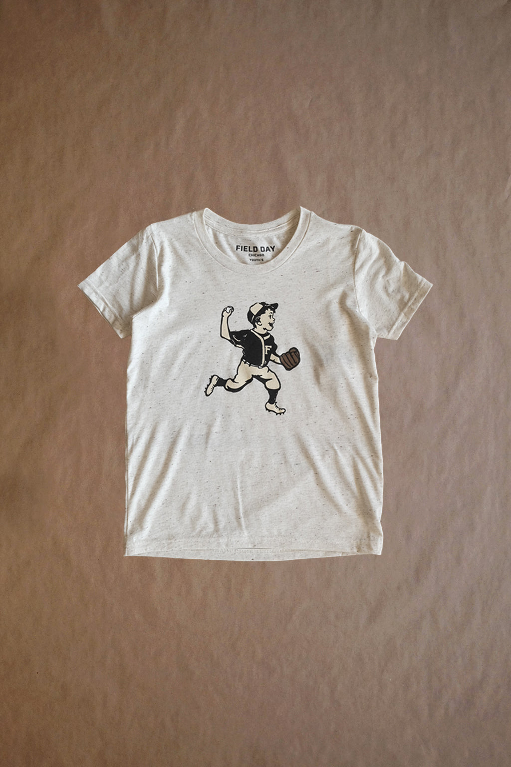 Youth Full Count Tee - Oat Heather