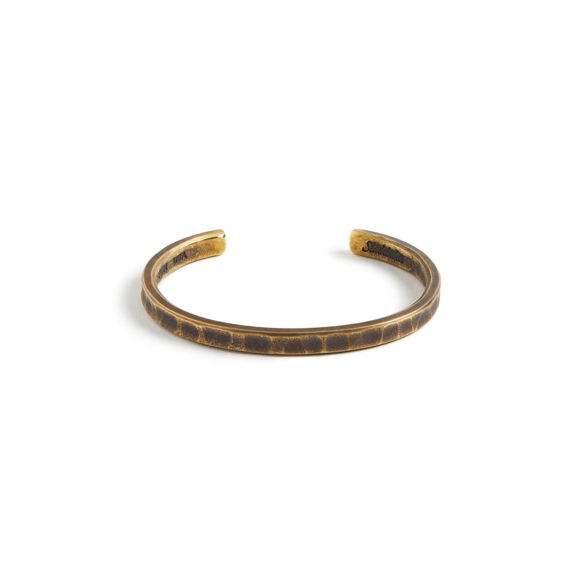 Trench Cuff: Copper / Work Patina / Medium