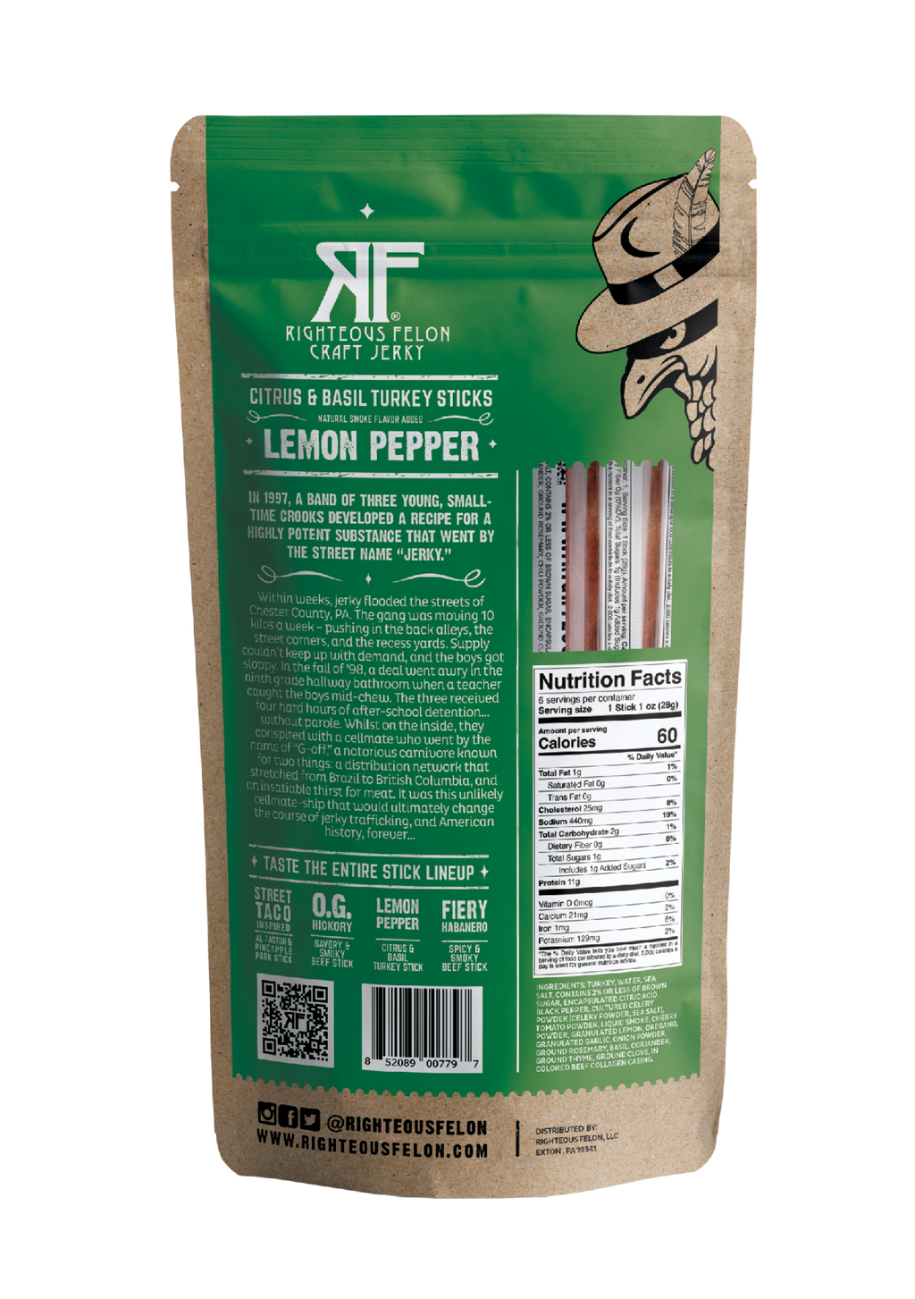 Lemon Pepper Turkey Stick
