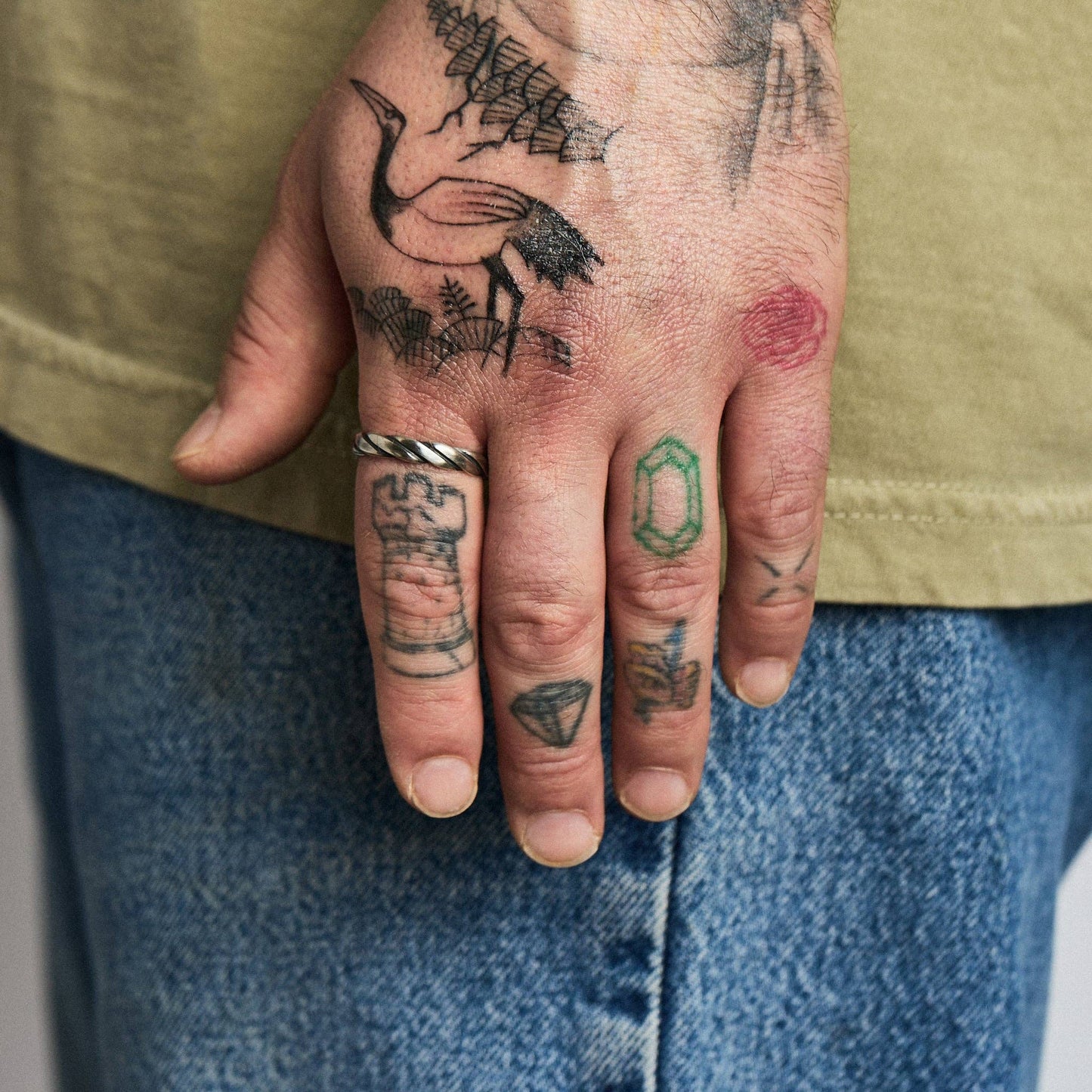 Plait Ring: Sterling Silver / Work Patina / 10