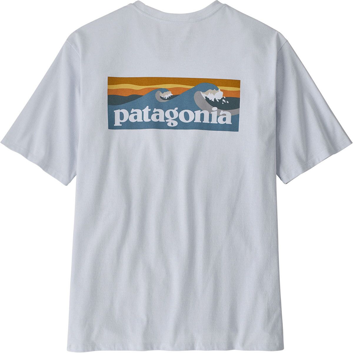 Mens Boardshort Logo Pocket - White