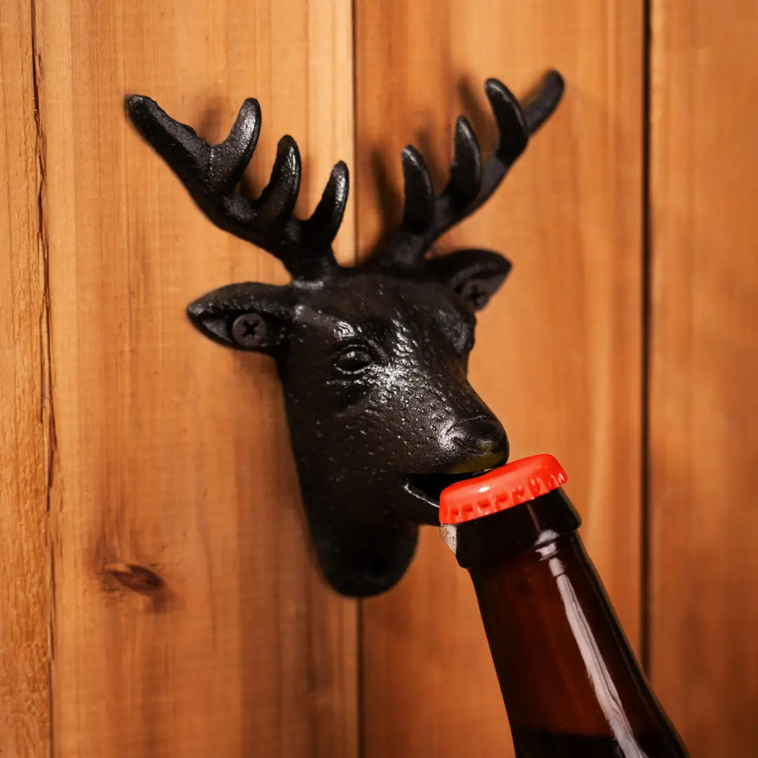 Deer Cast Iron Wall Mounted Bottle Opener