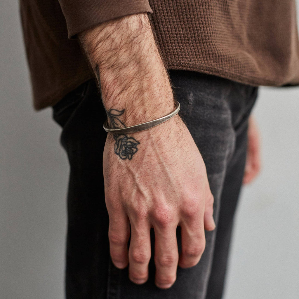 Workshop Cuff: Brass / Work Patina / Standard Weight / Large