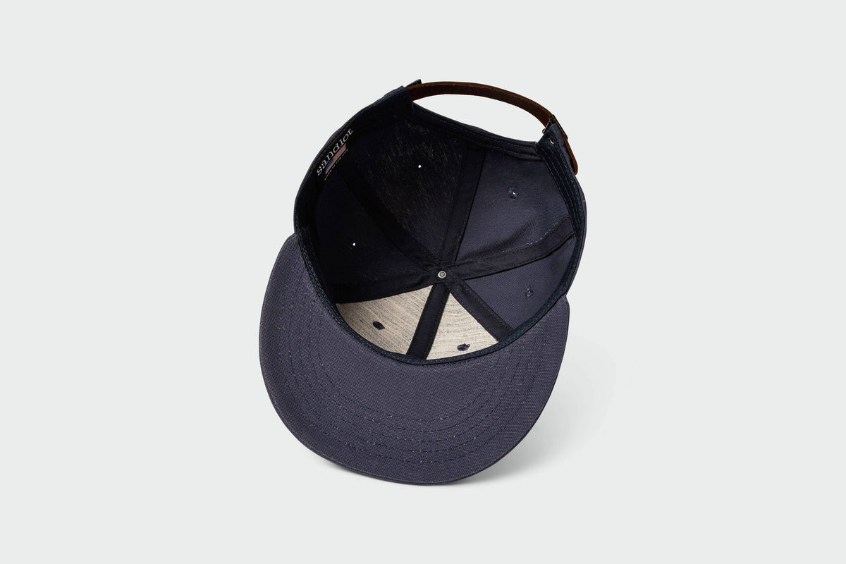 Chicago Canvas Vintage Flatbill: Navy