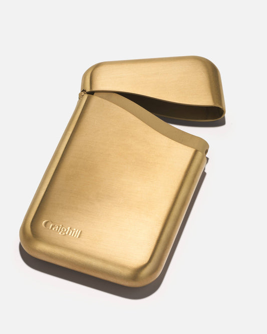 Summit Card Case: Vapor Brass