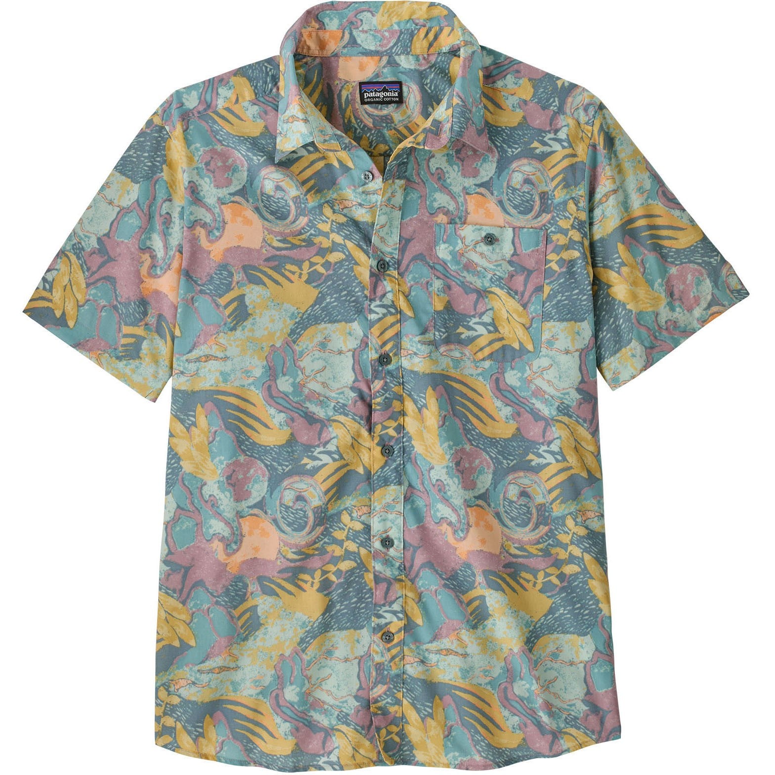Mens Go To Shirt - Moon Tripper / Blue Sage