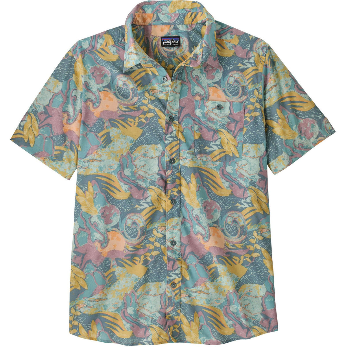 Mens Go To Shirt - Moon Tripper / Blue Sage