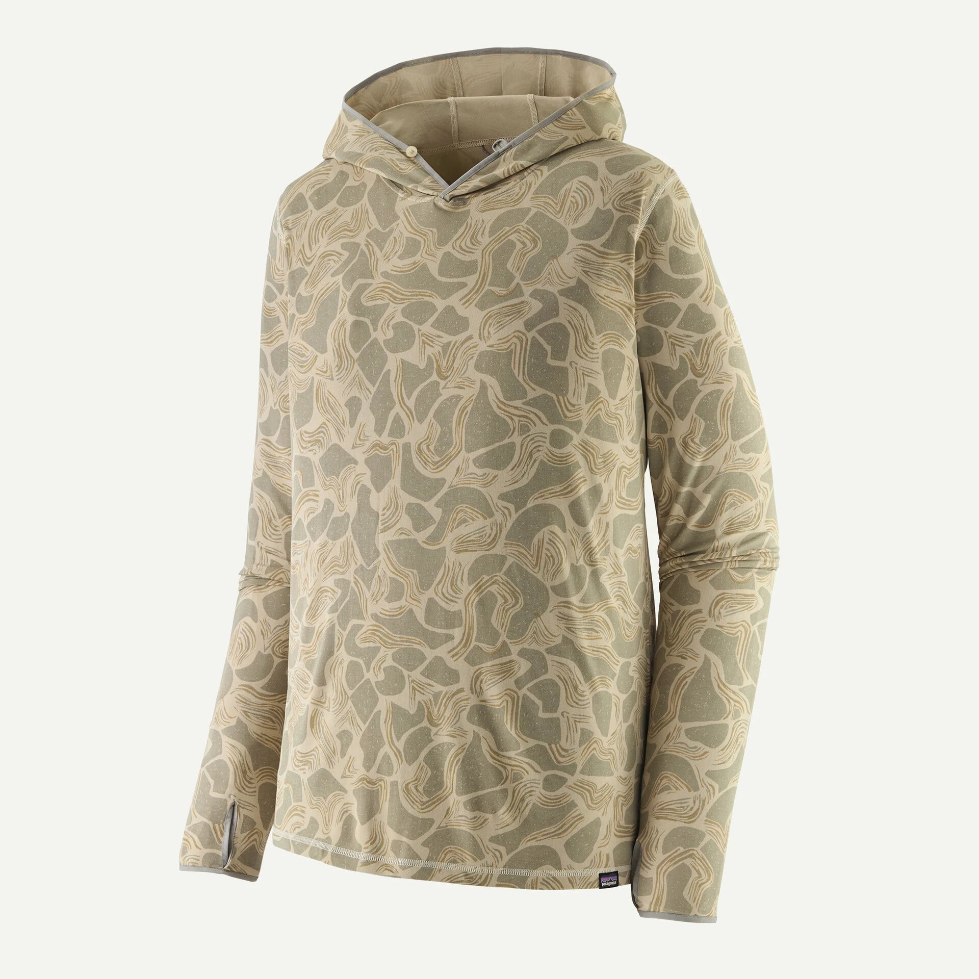 Mens Tropic Comfort Natural Hoody - Coastal Edge Natural