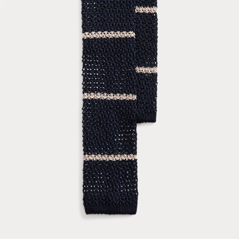 RL Silk Knit Bar Stripe Tie
