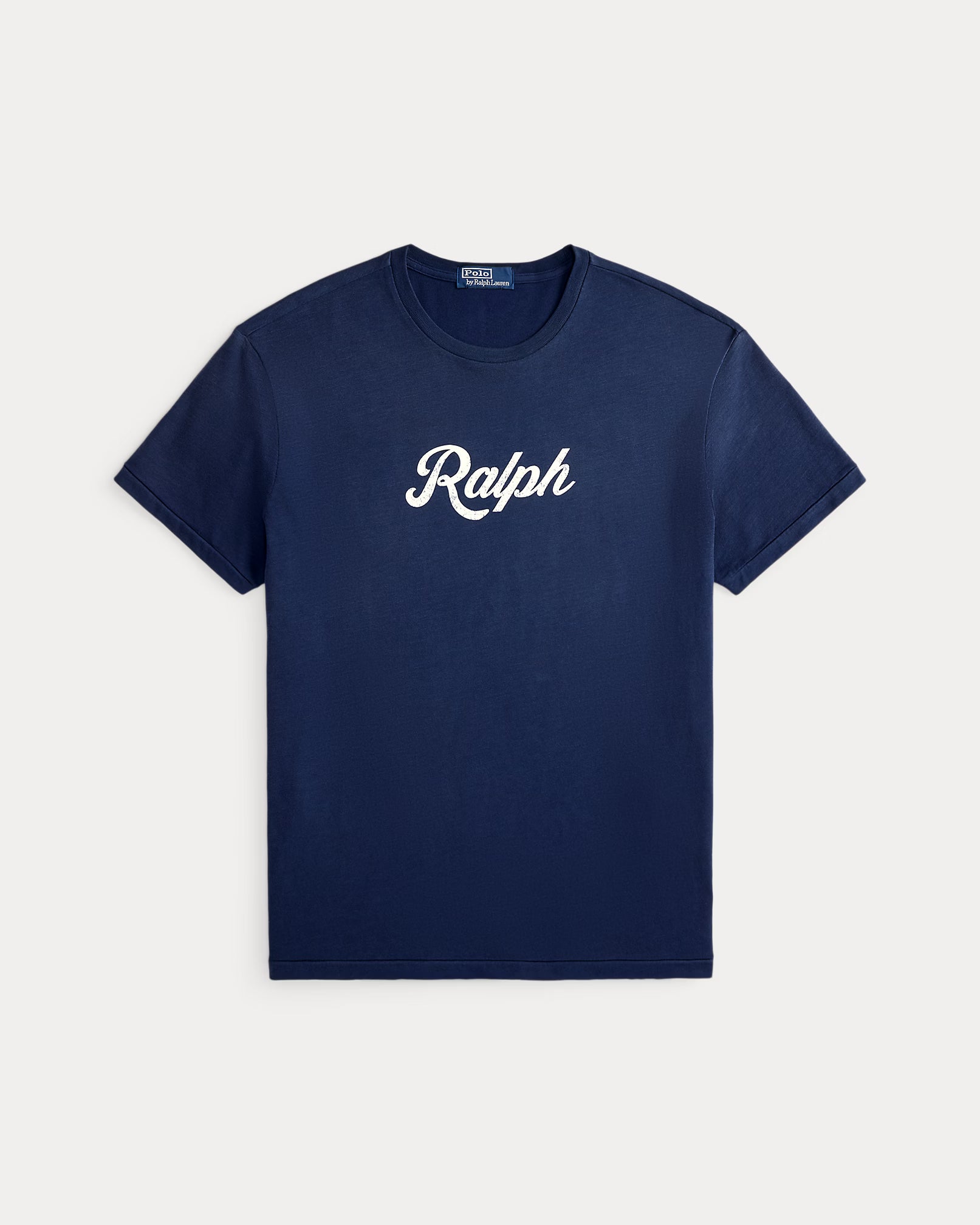 Uneven Jersey Knit T-Shirt - Ralph Logo