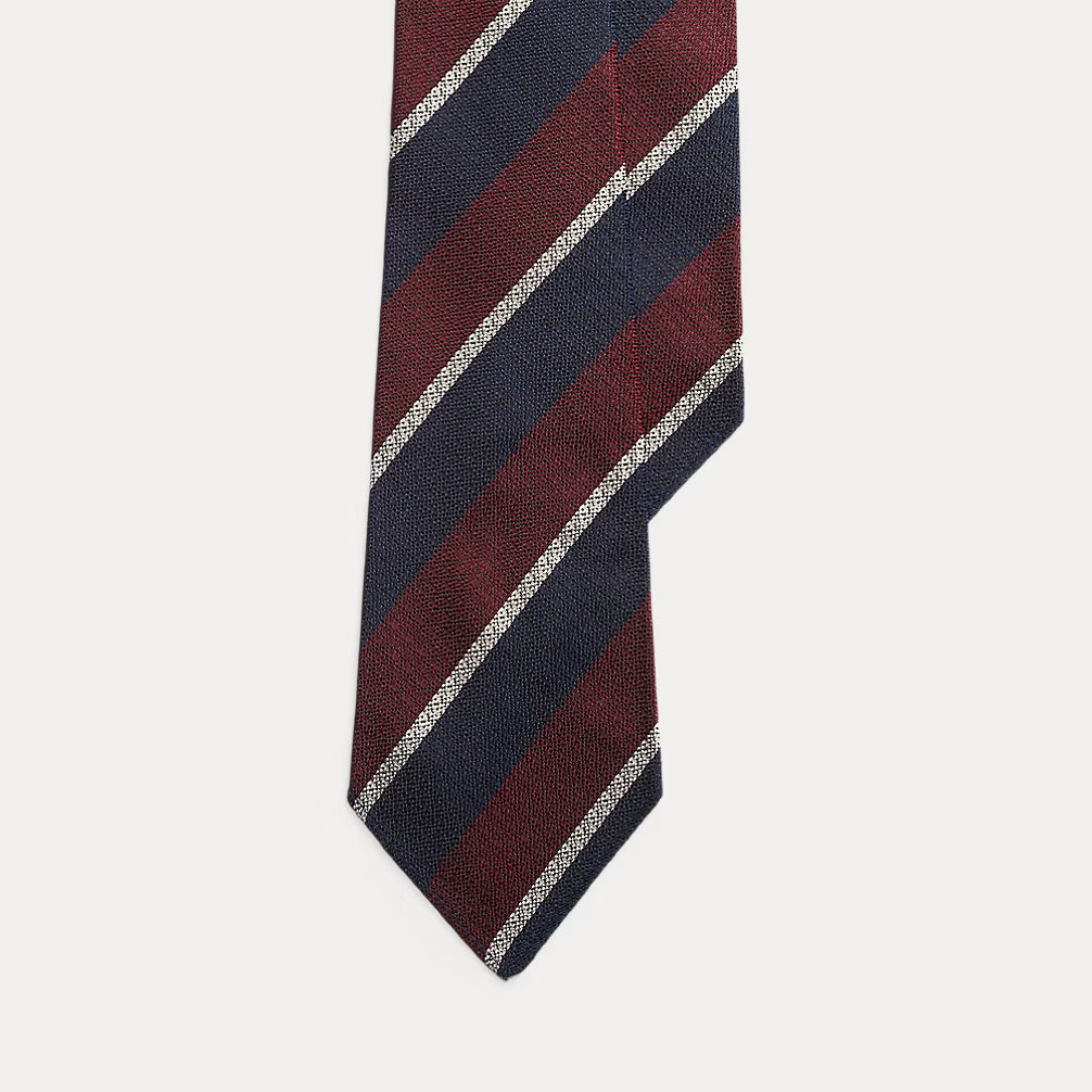 Vintage-Inspired Striped Silk Tie