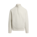 Quilted Double-Knit Half-Zip Pullover