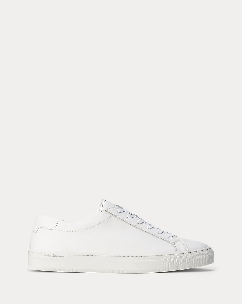 Jermain Cloudy Leather Sneaker - White