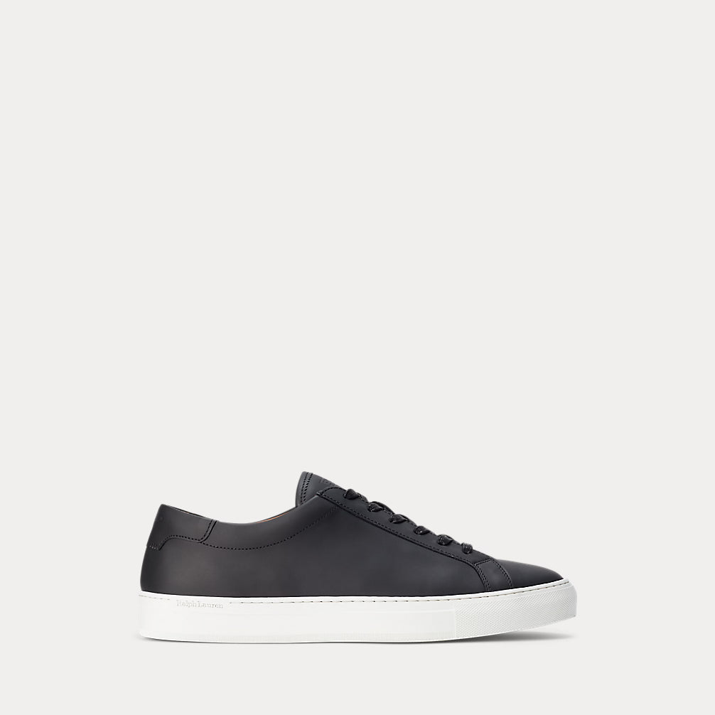 Jermain Cloudy Leather Sneaker - Black
