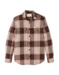 Vintage Flannel Work Shirt - Tan Multi Plaid