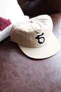 "FD" Monogram Chenille Snapback - Sand