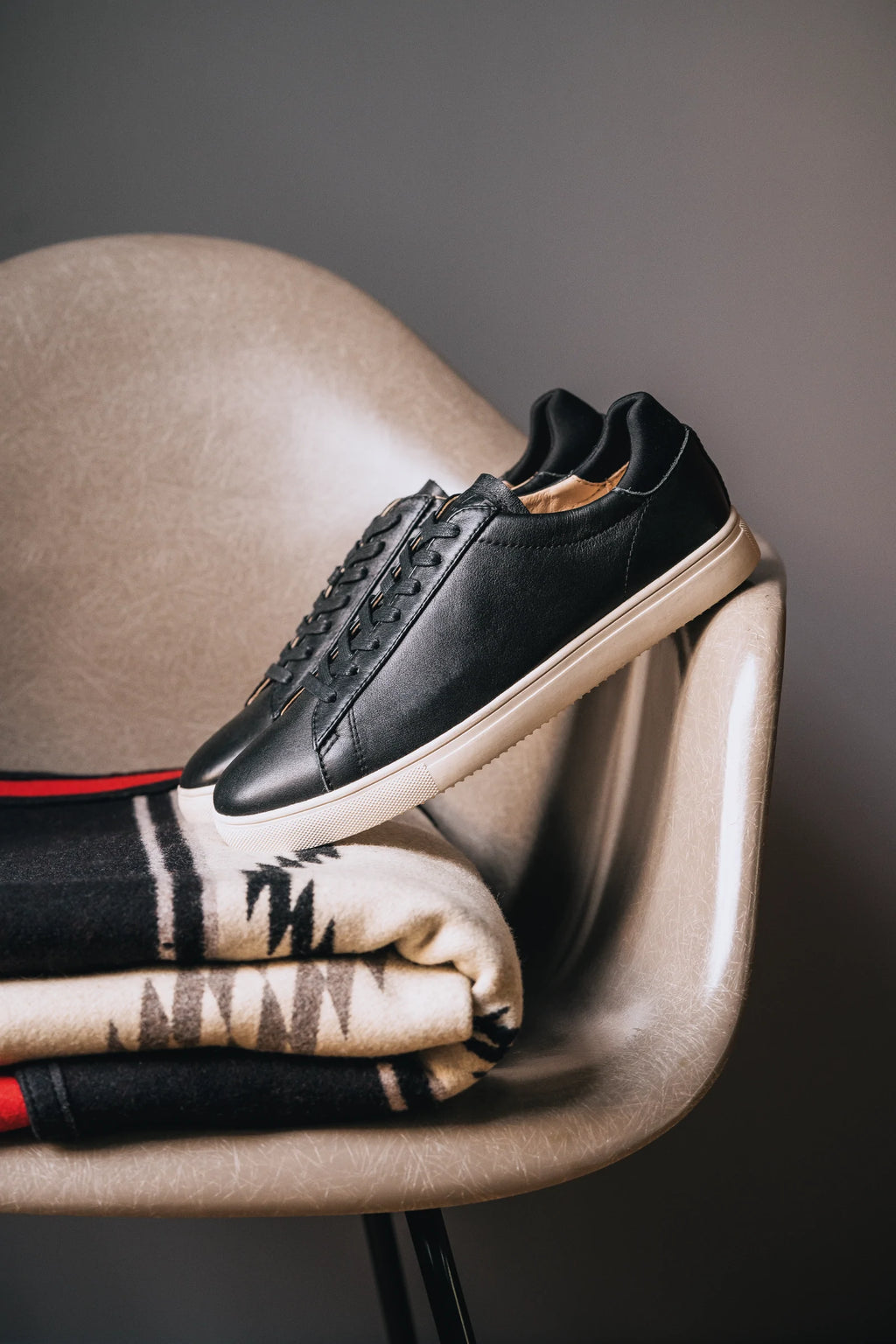 Bradley - Black Milled Leather