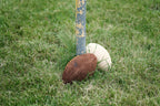 Run Boy Leather Football - Tan