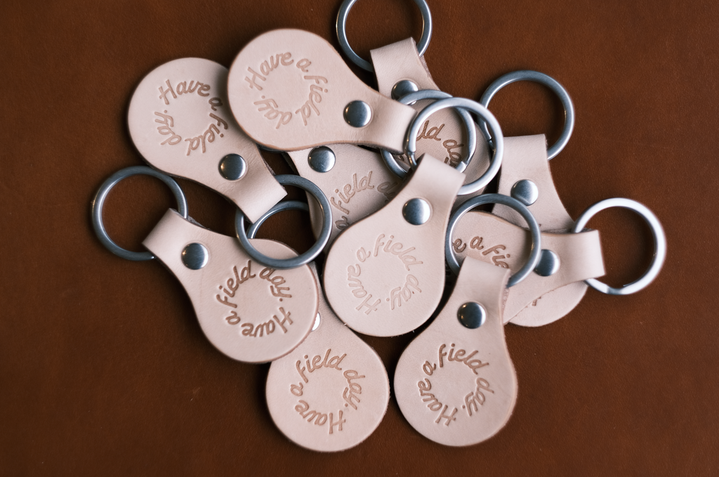 HAFD Circle Key Chain - Veggie Tan