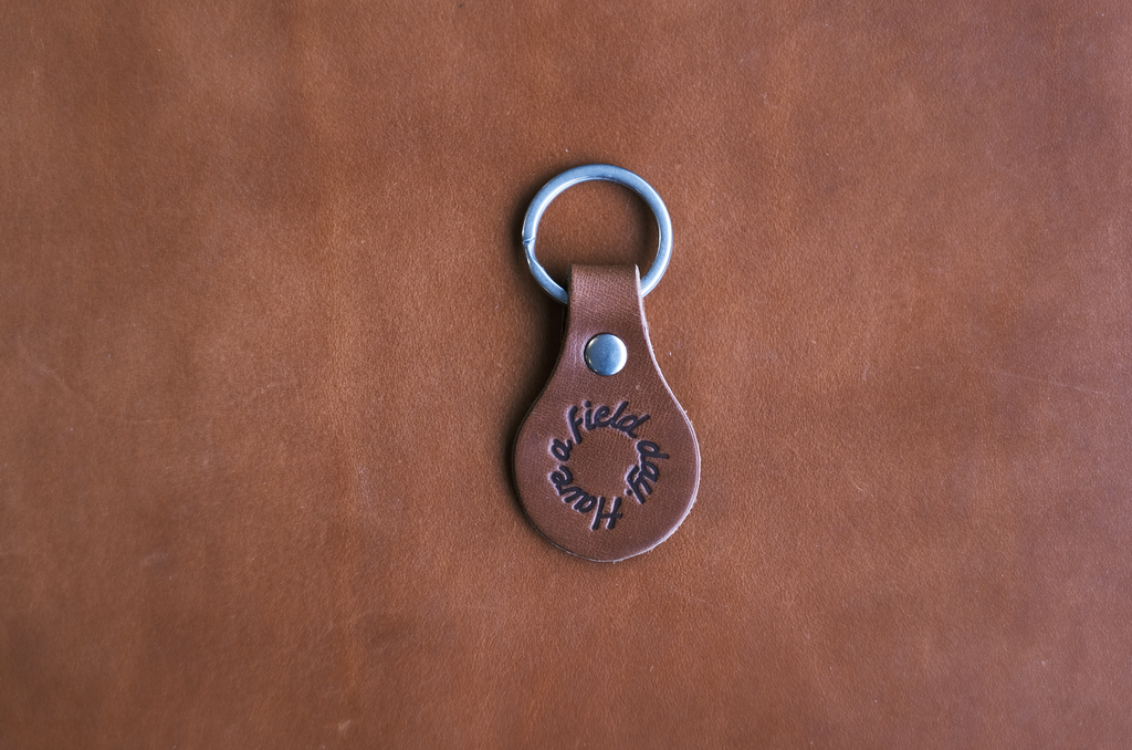 HAFD Circle Key Chain - Brown