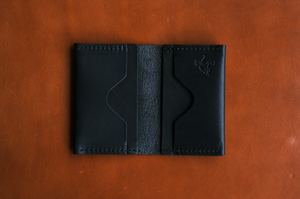 Open image in slideshow, Run Boy Minimal Wallet - Black

