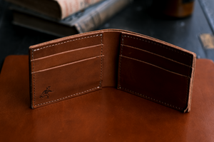 Open image in slideshow, Run Boy Bifold Wallet - Brown
