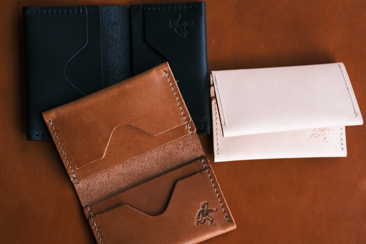 Run Boy Minimal Wallet - Veggie Tan