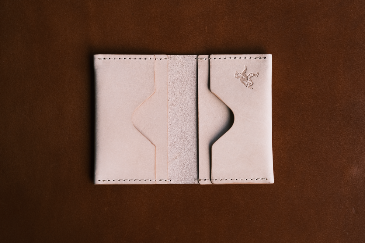 Run Boy Minimal Wallet - Veggie Tan