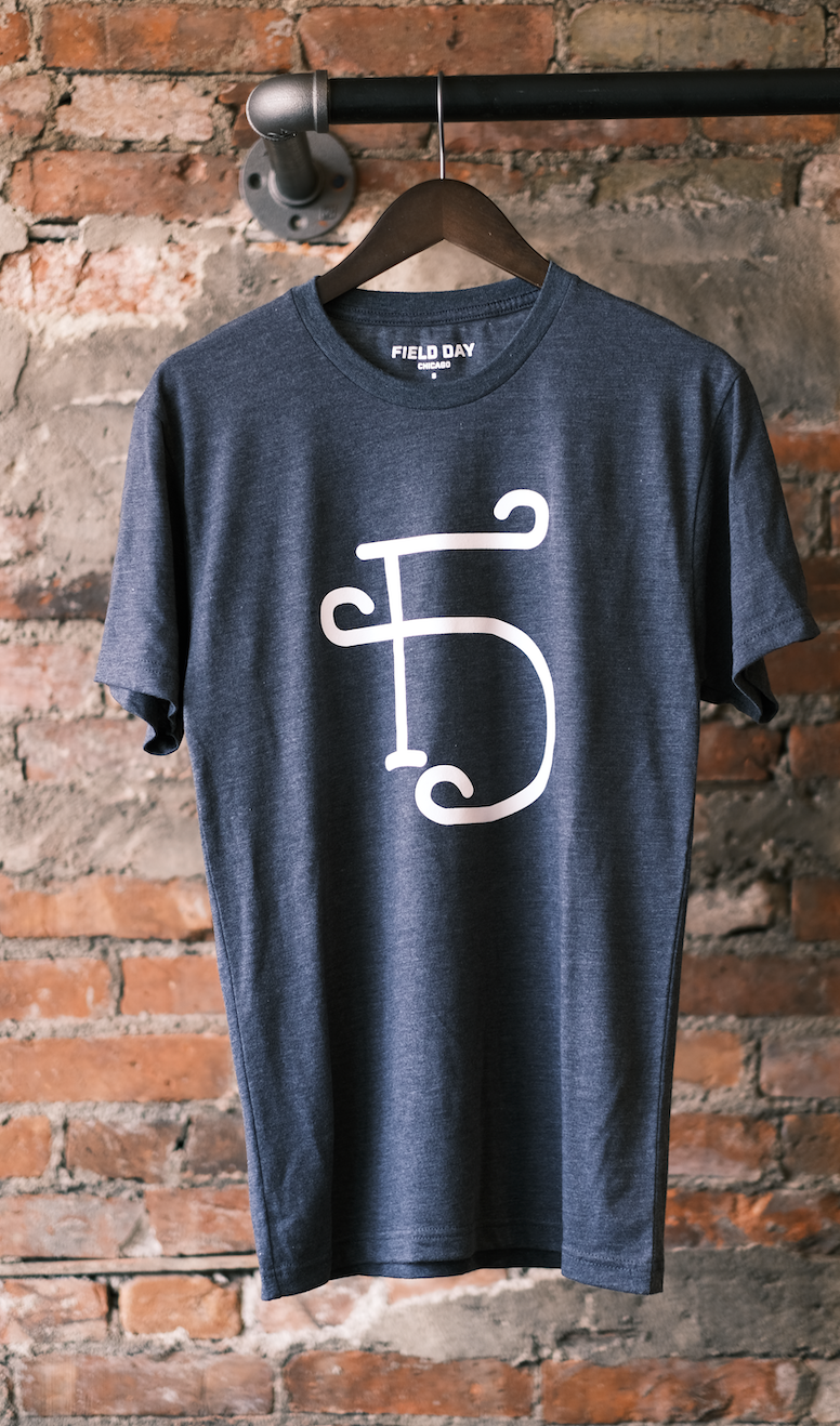 Monogram Tee - Navy