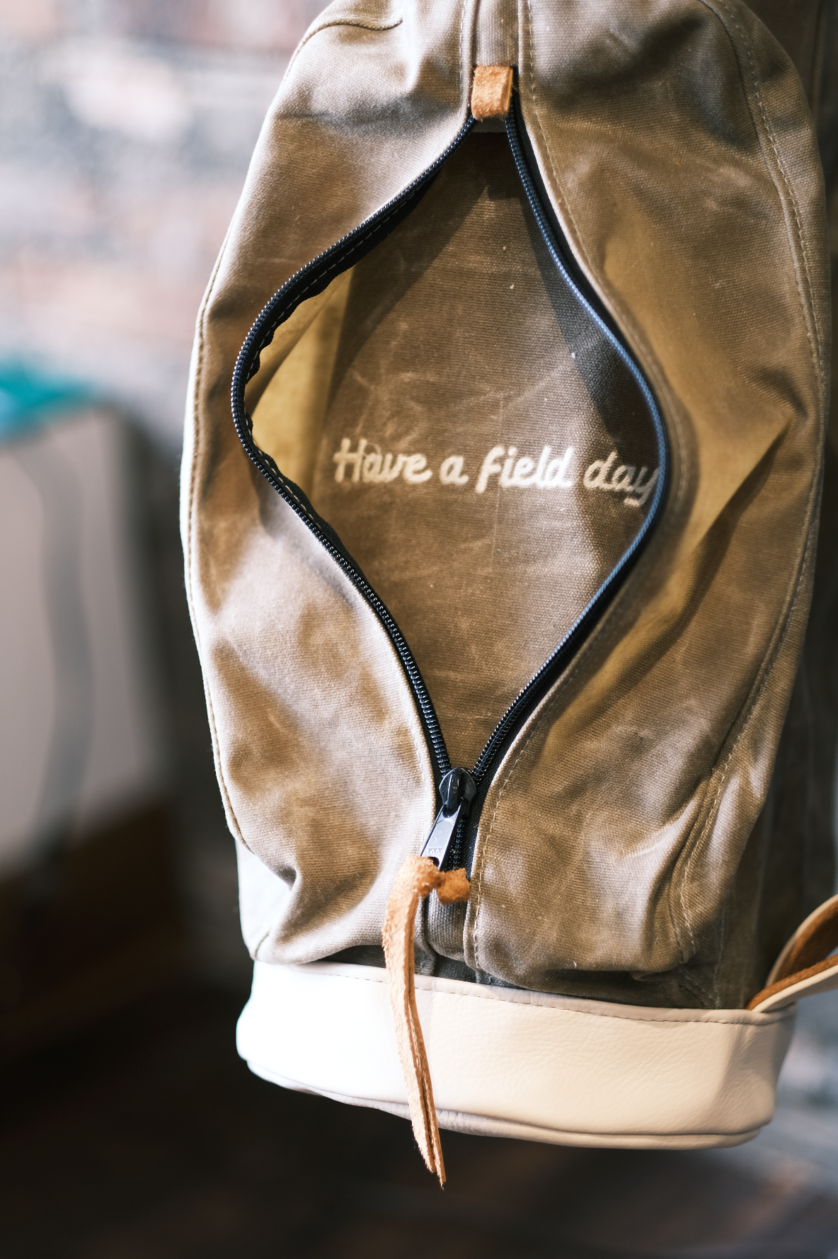 Field Day x Mackenzie Waxed Sunday Bag