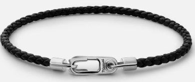Annex Leather Bracelet - Sterling