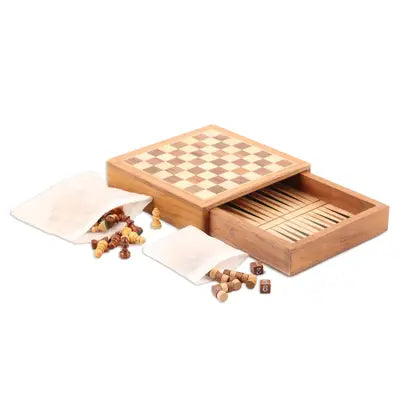 Double Trouble Mini Wood Game Set