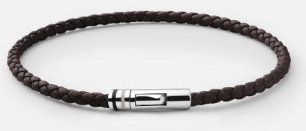 Juno Leather Bracelet - Sterling